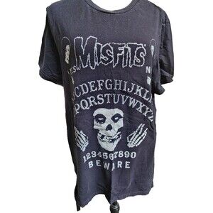 MISFITS Ouija Board Black Band Tee Size Medium 2016